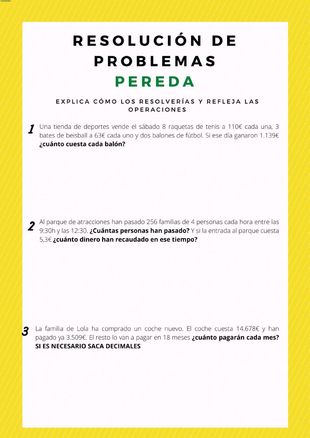 Resolución problemas 1