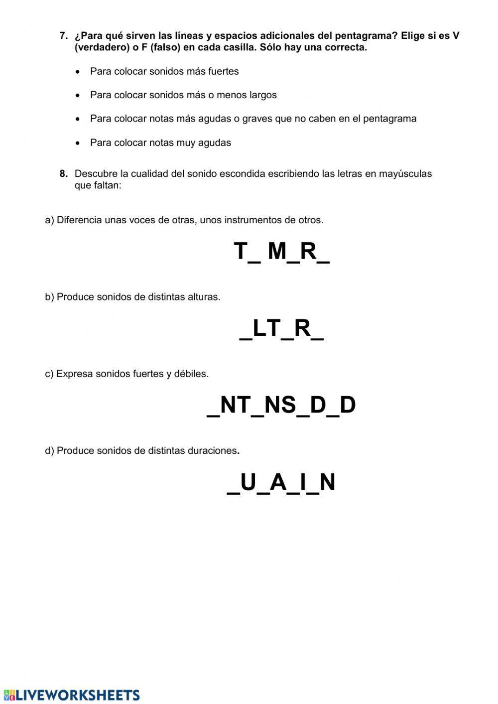 Lenguaje musical (I) 2ºESO