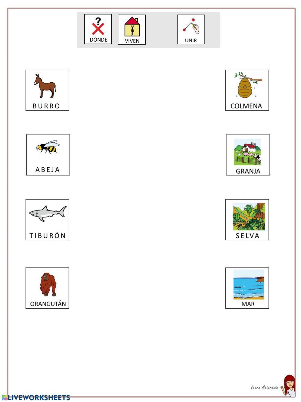 Dónde viven los animales