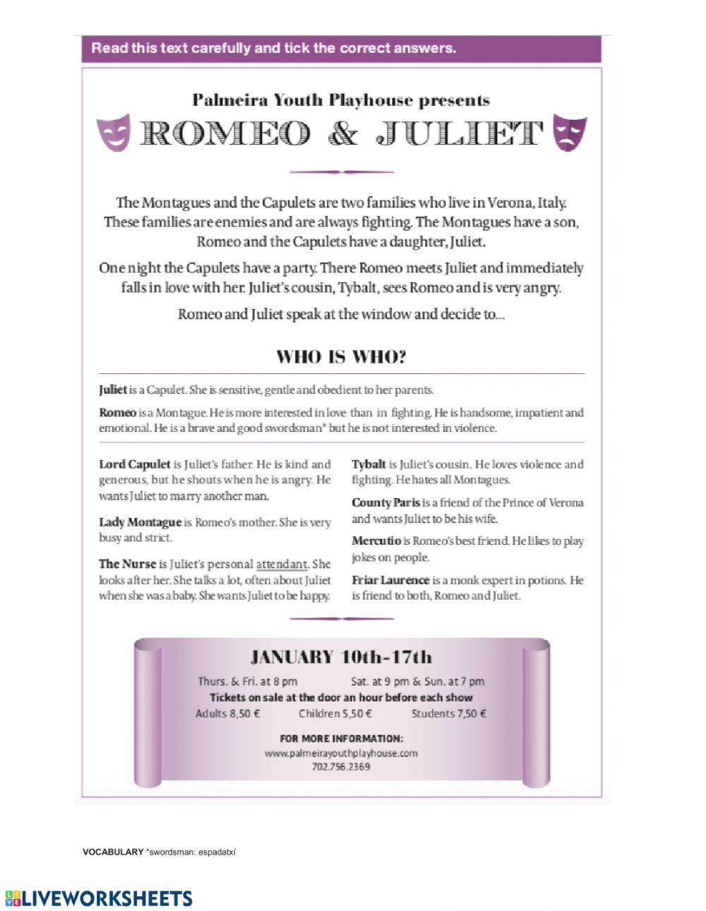 Reading comprehension