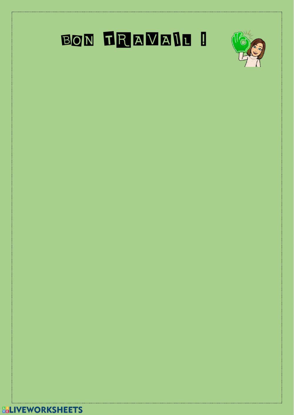 Les parties du corps