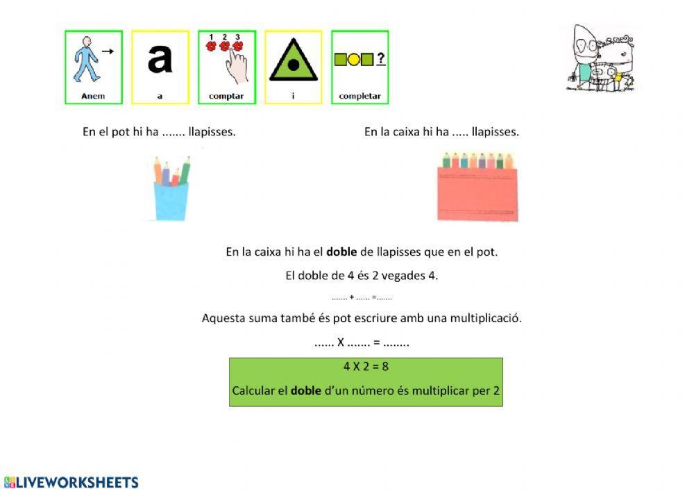 El doble d'un número