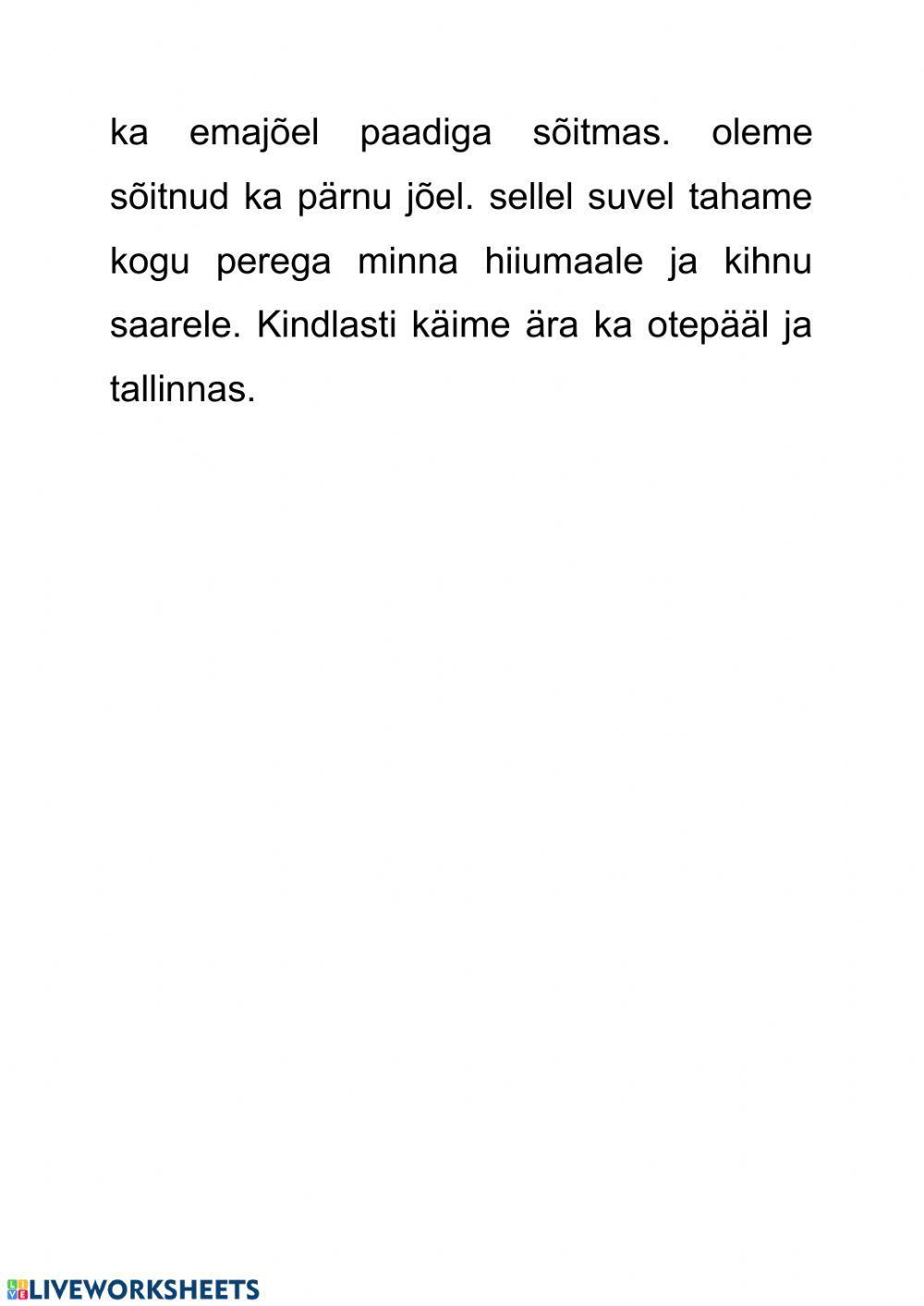 Suur algustäht lauses