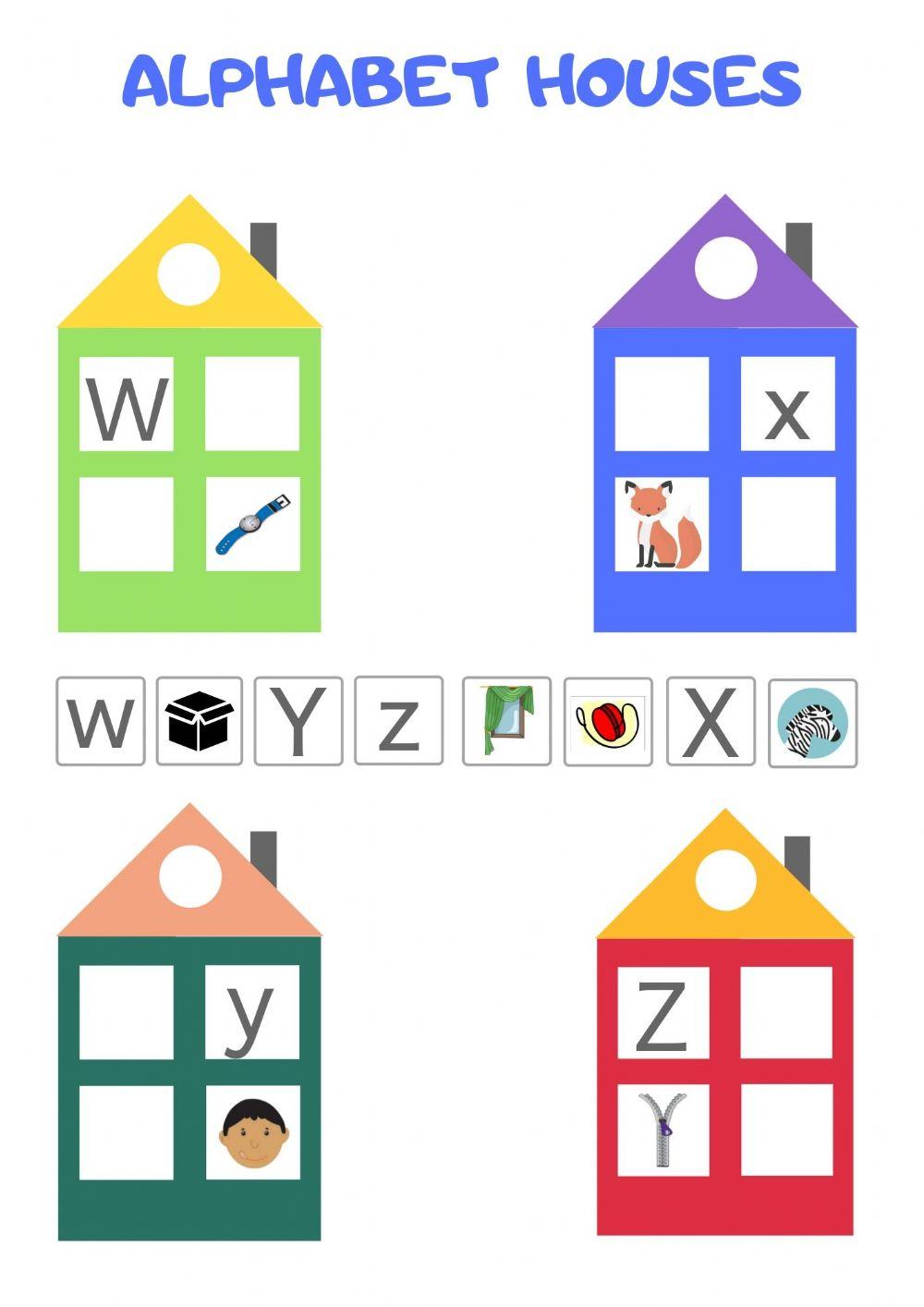 Alphabet Houses