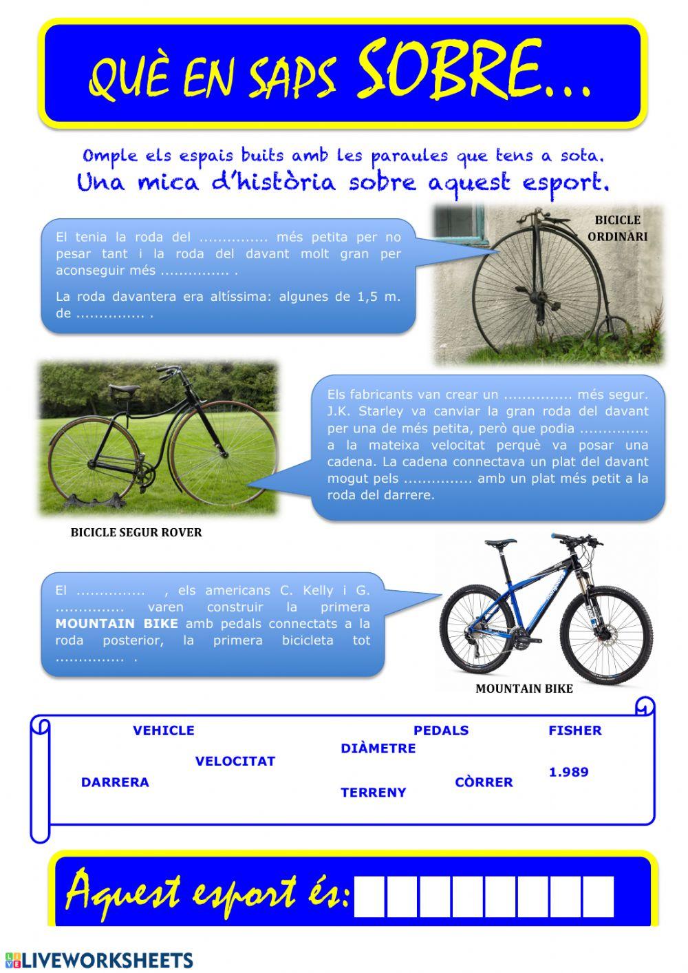 Que saps sobre... Ciclismo 03