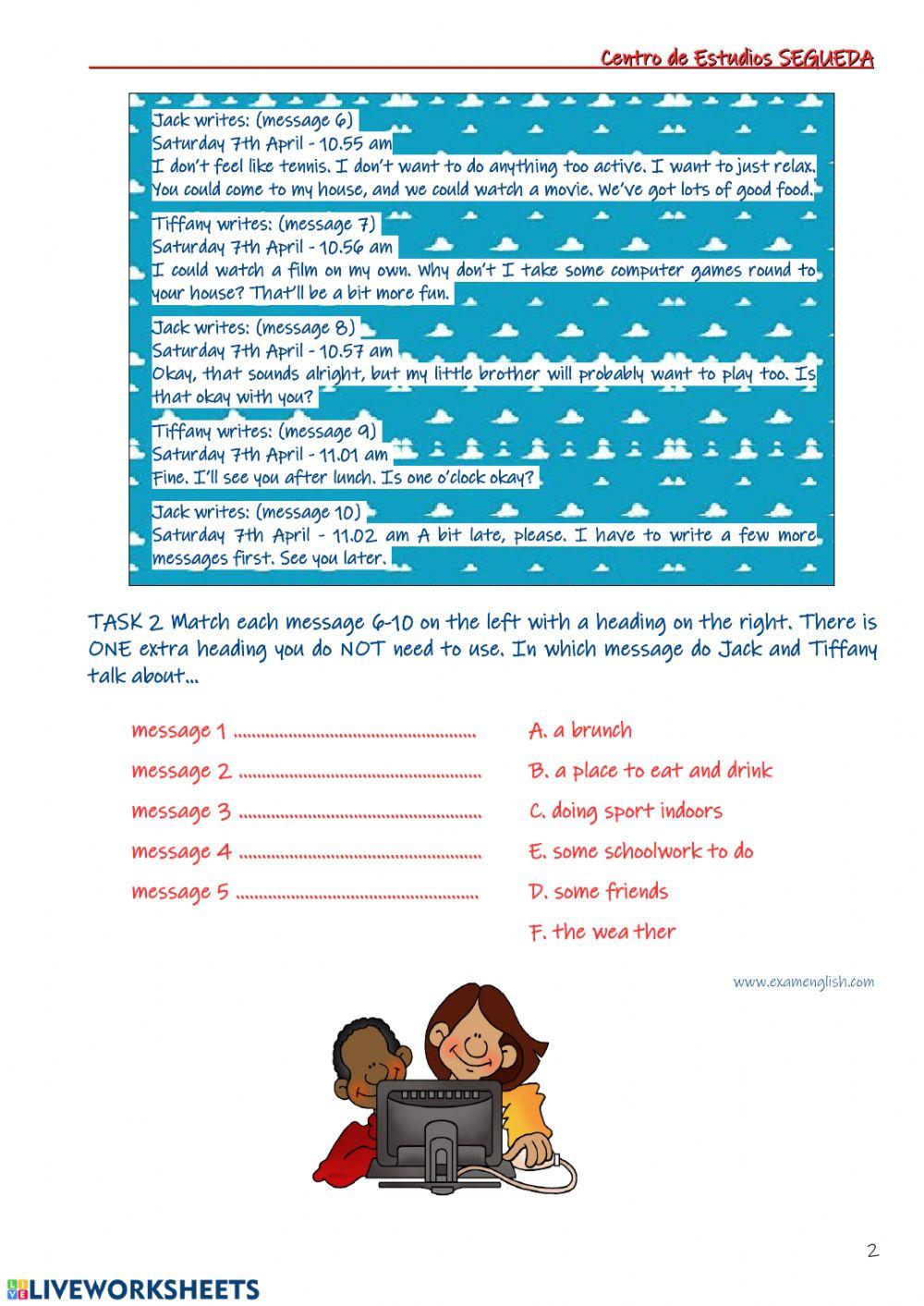 Reading and Comprehension