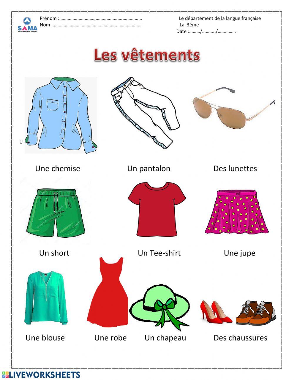 Les vêtements