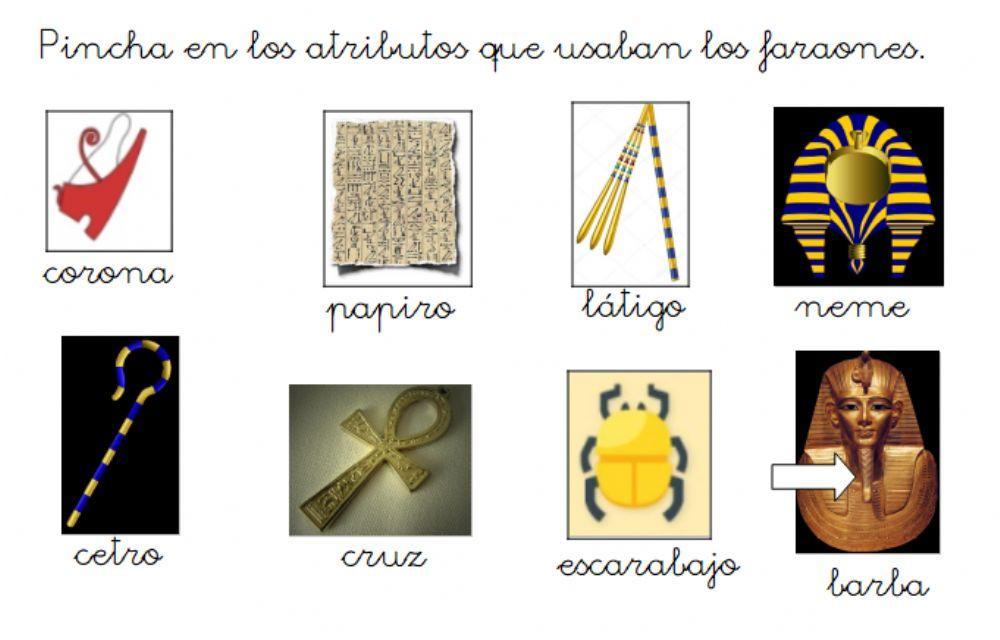 Atributos del faraón