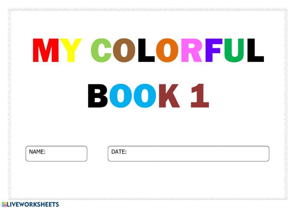 My colourful book 1