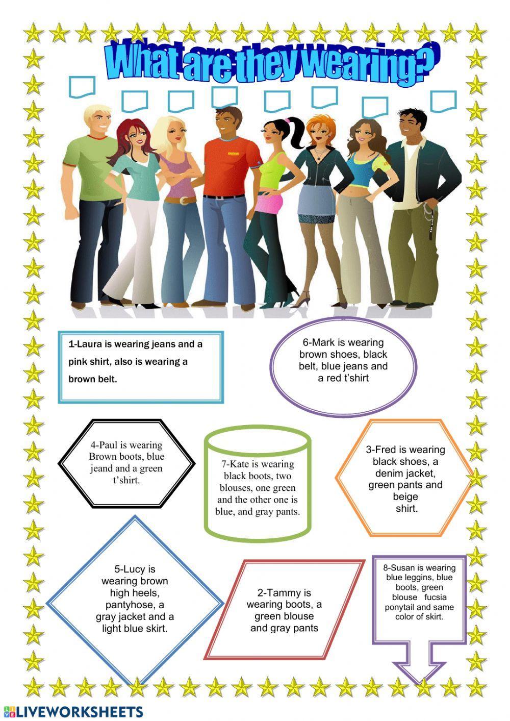 What are they wearing?