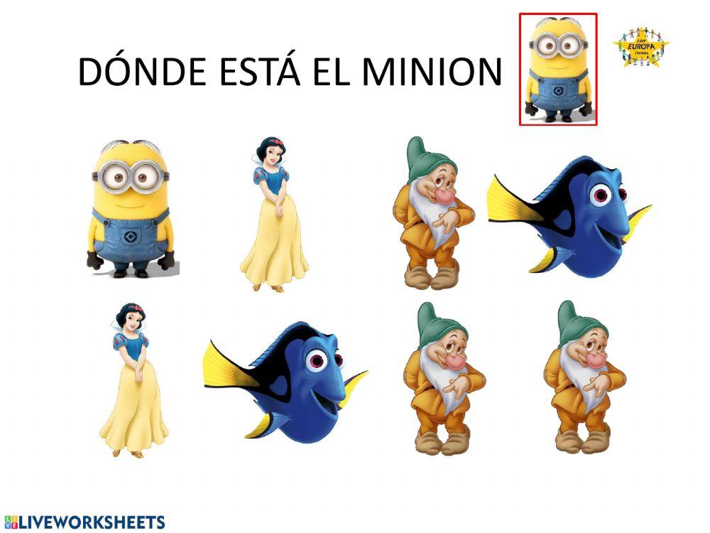 Ejercicios de atención de dibujos animados