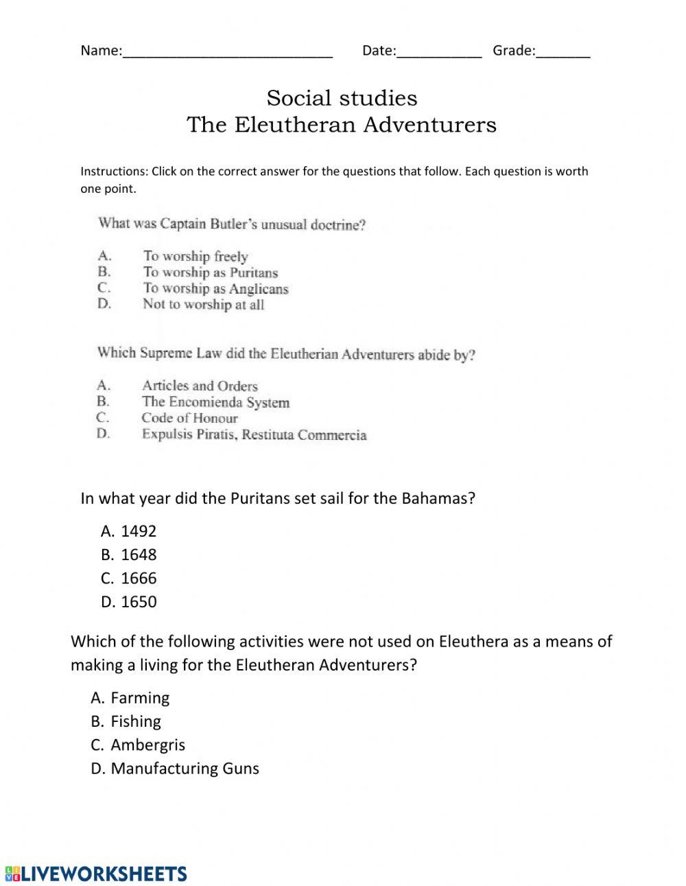 Eleutheran Adventurers MPL