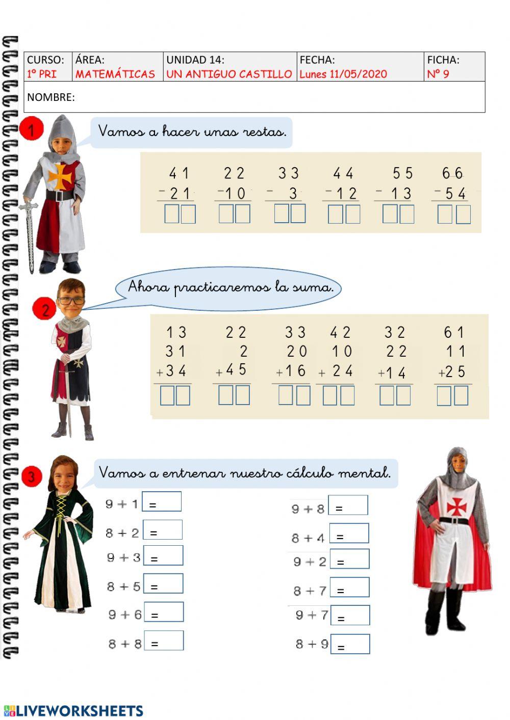U14 Un antiguo castillo - ficha 9