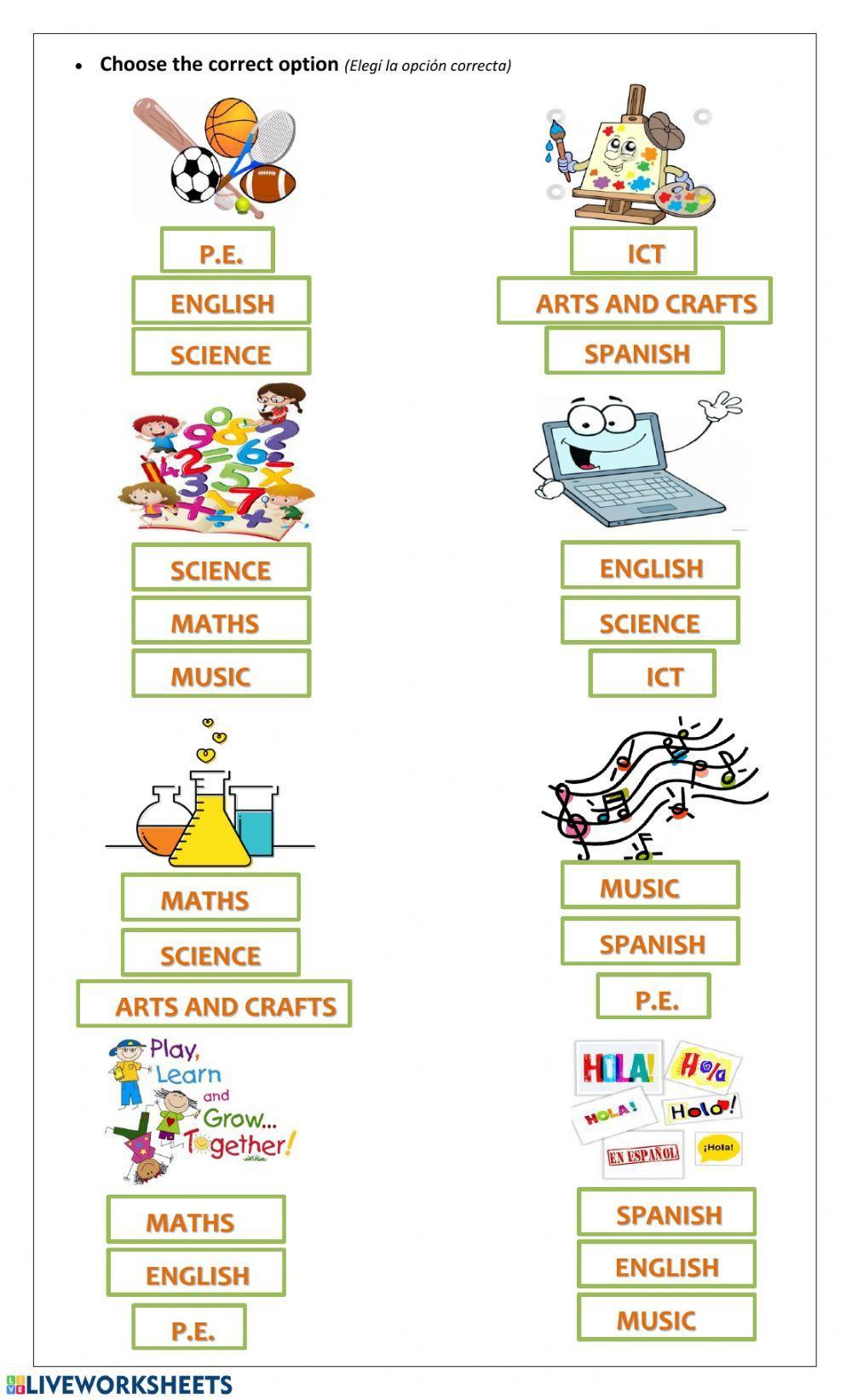 140133 School subjects Jesica Slavik