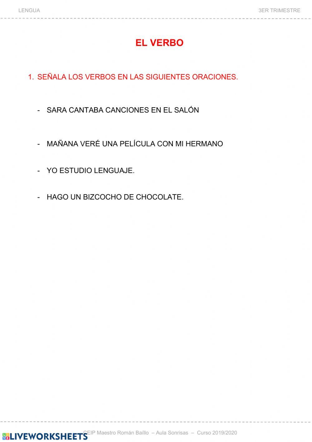 El verbo 03 El verbo 03
