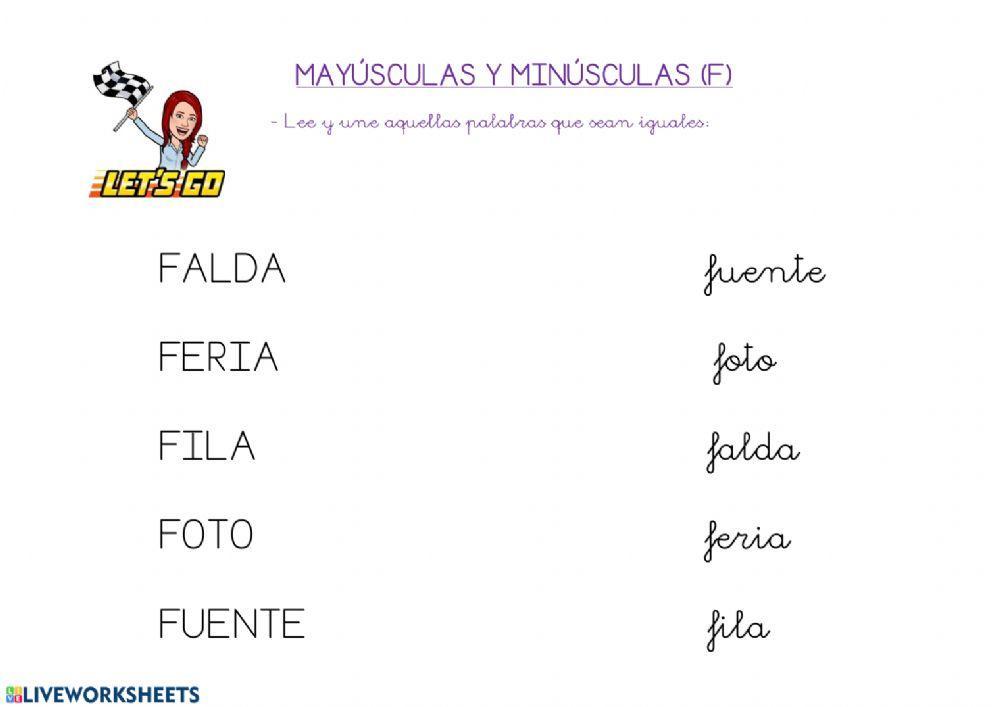 Mayúsculas y minúsculas