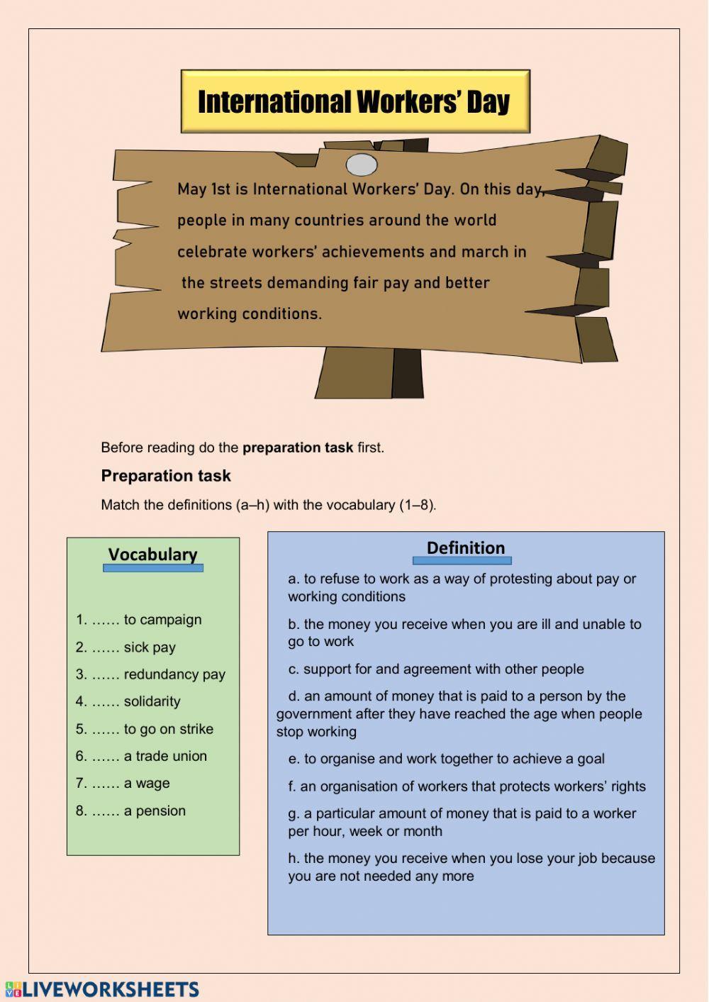 International workers' day