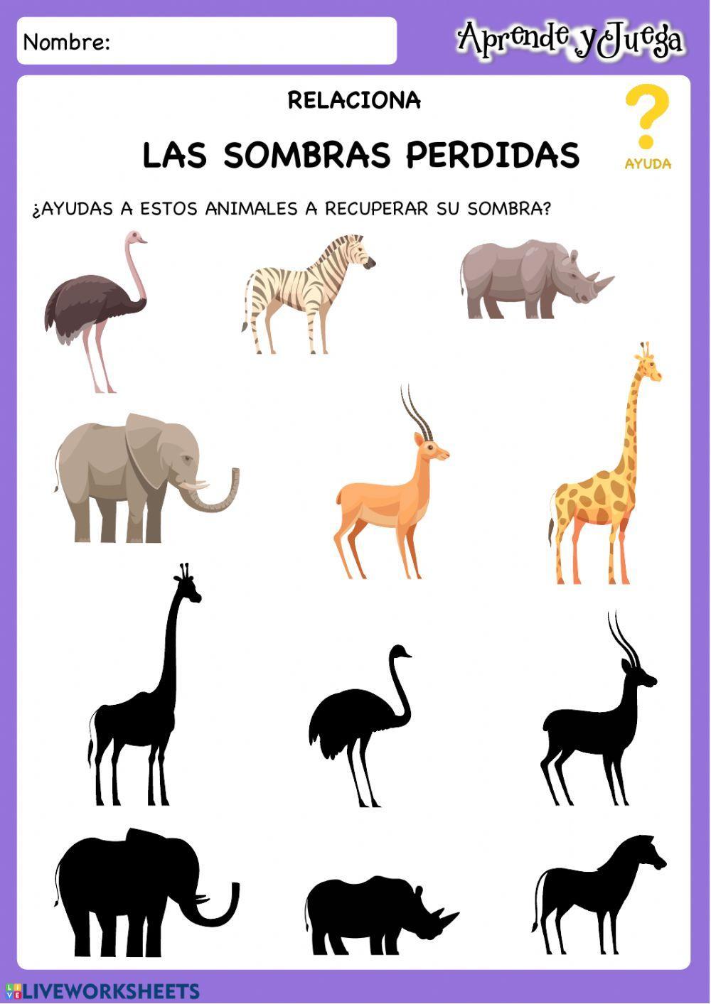 Sombras Animales