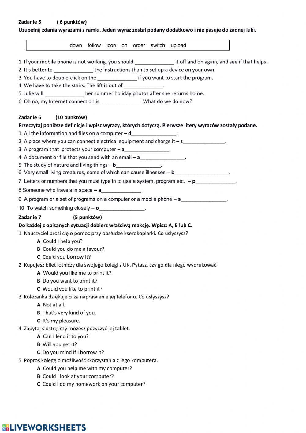 TEST - NAUKA I TECHNIKA