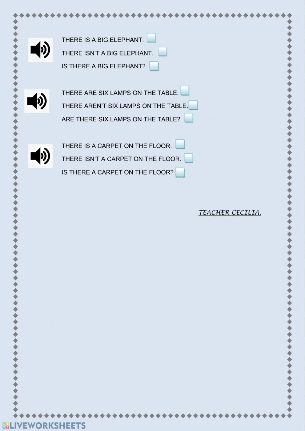 There is - there are