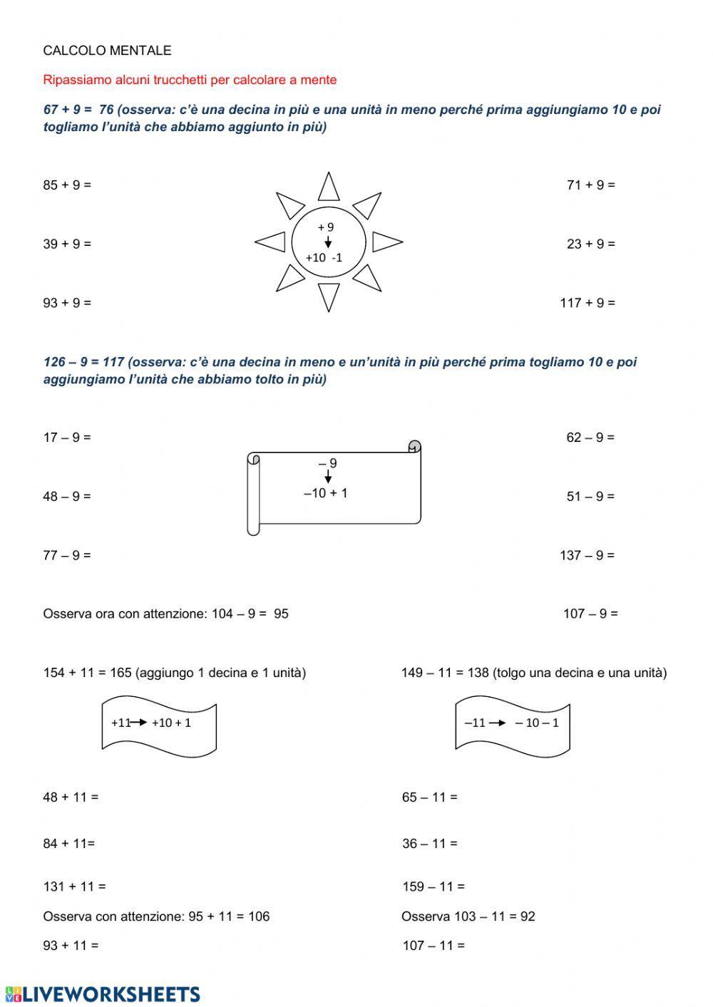 Strategie di calcolo mentale