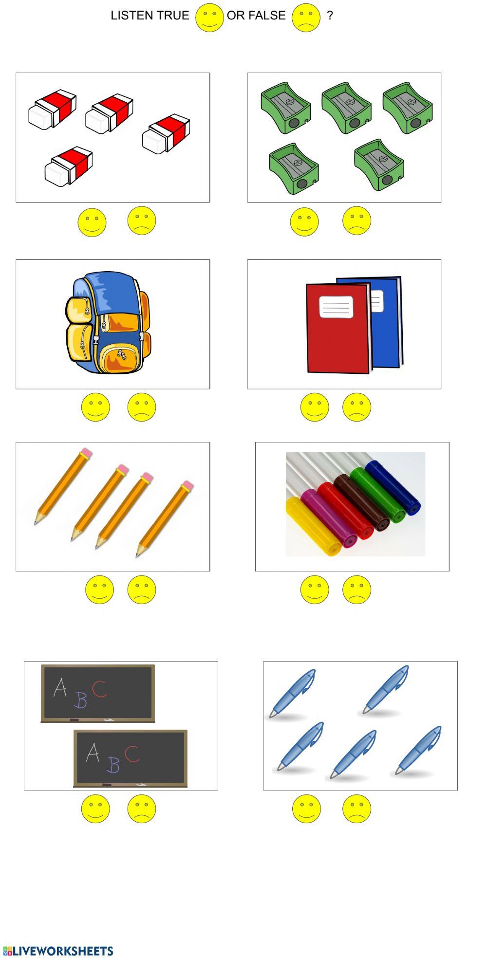 School objects