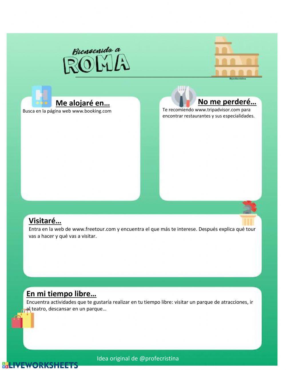 Nos vamos de viaje. Roma.