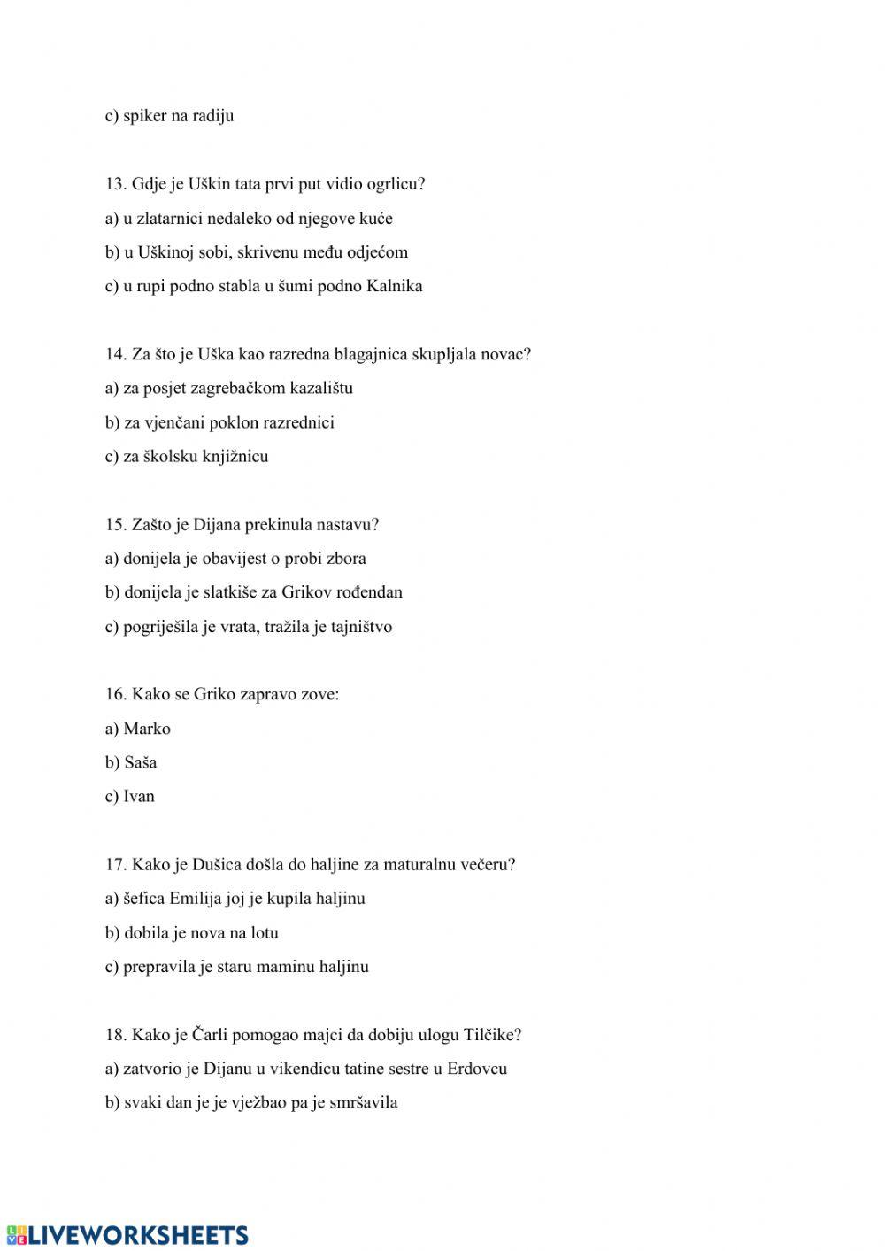 Ivona Šajatović, Tajna ogrlice sa sedam rubina