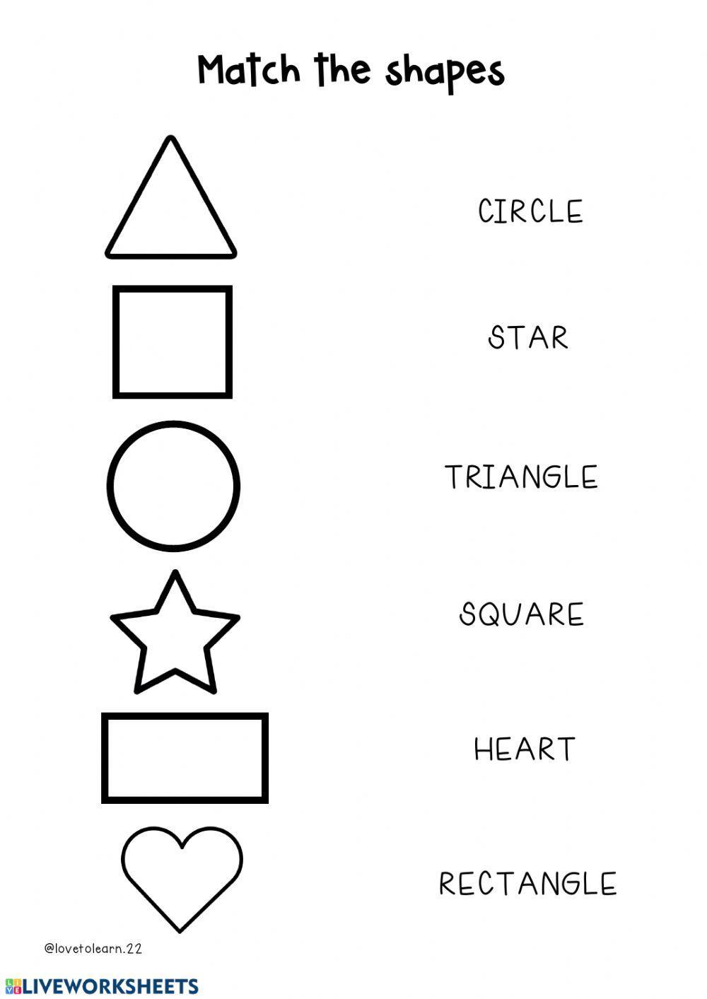 Geometric shapes - As formas geométricas em inglês - Inglês
