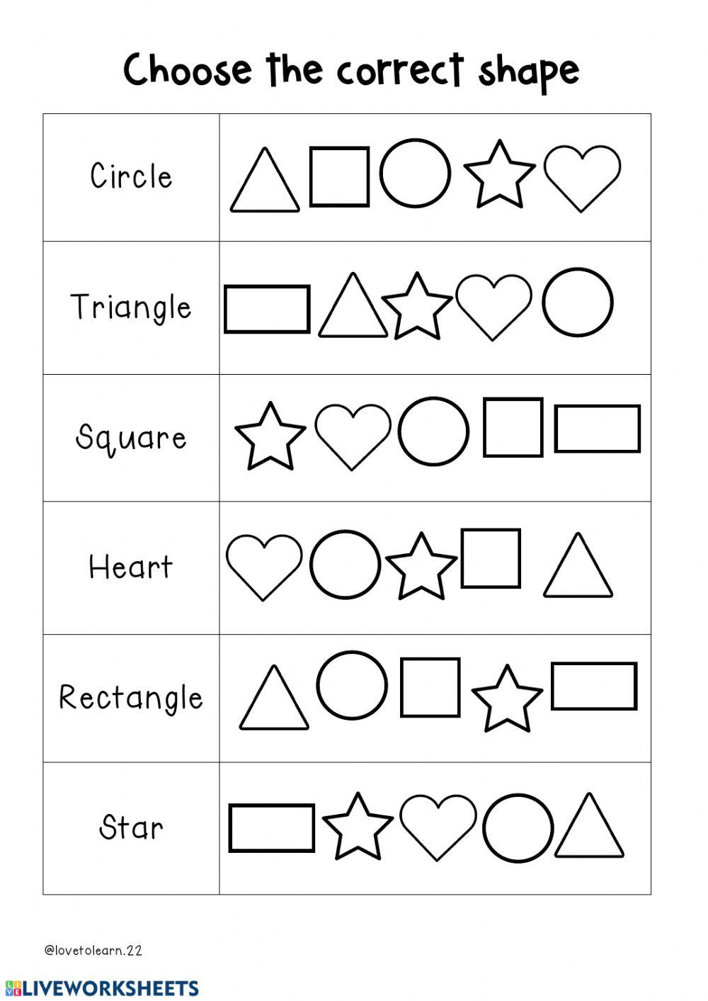 Geometric shapes