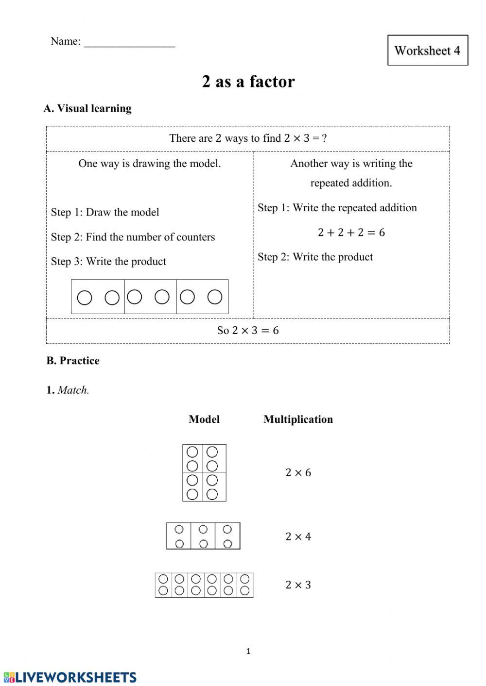 Practice: 2 as a Factor
