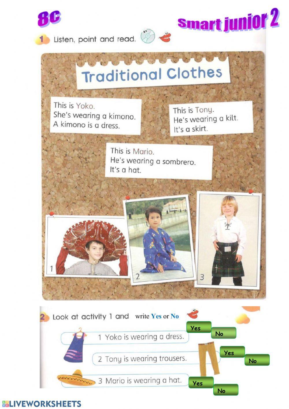 Smart Junior 2 Unit 8c