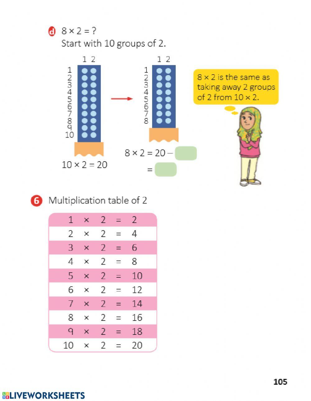 81259 | Multiplication 2 : Using Dot Paper