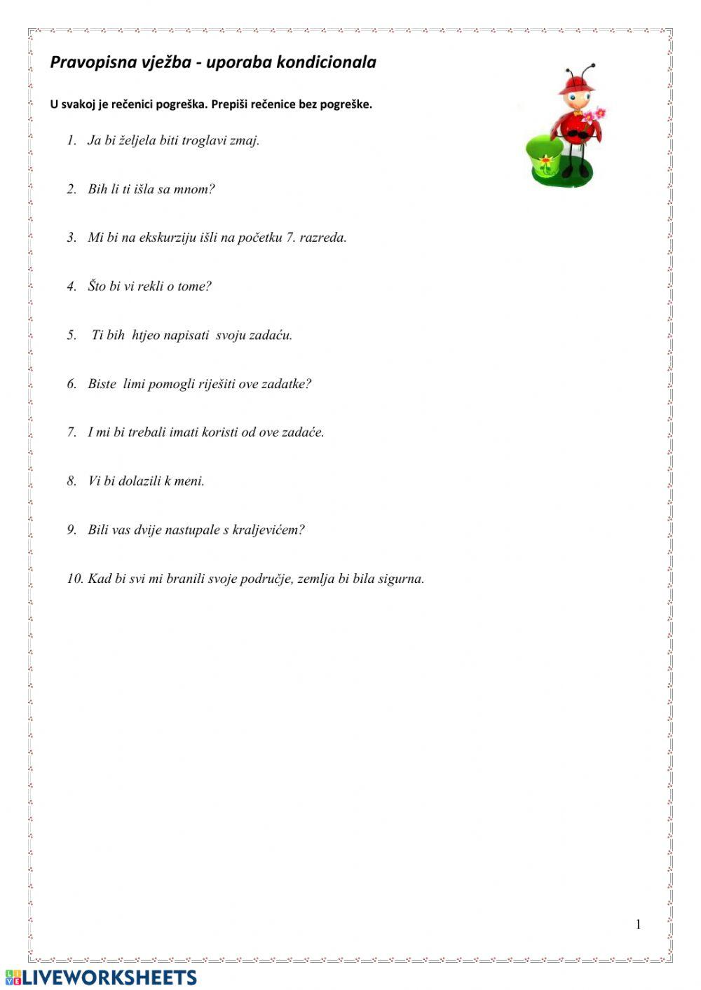 Upotreba kondicionala