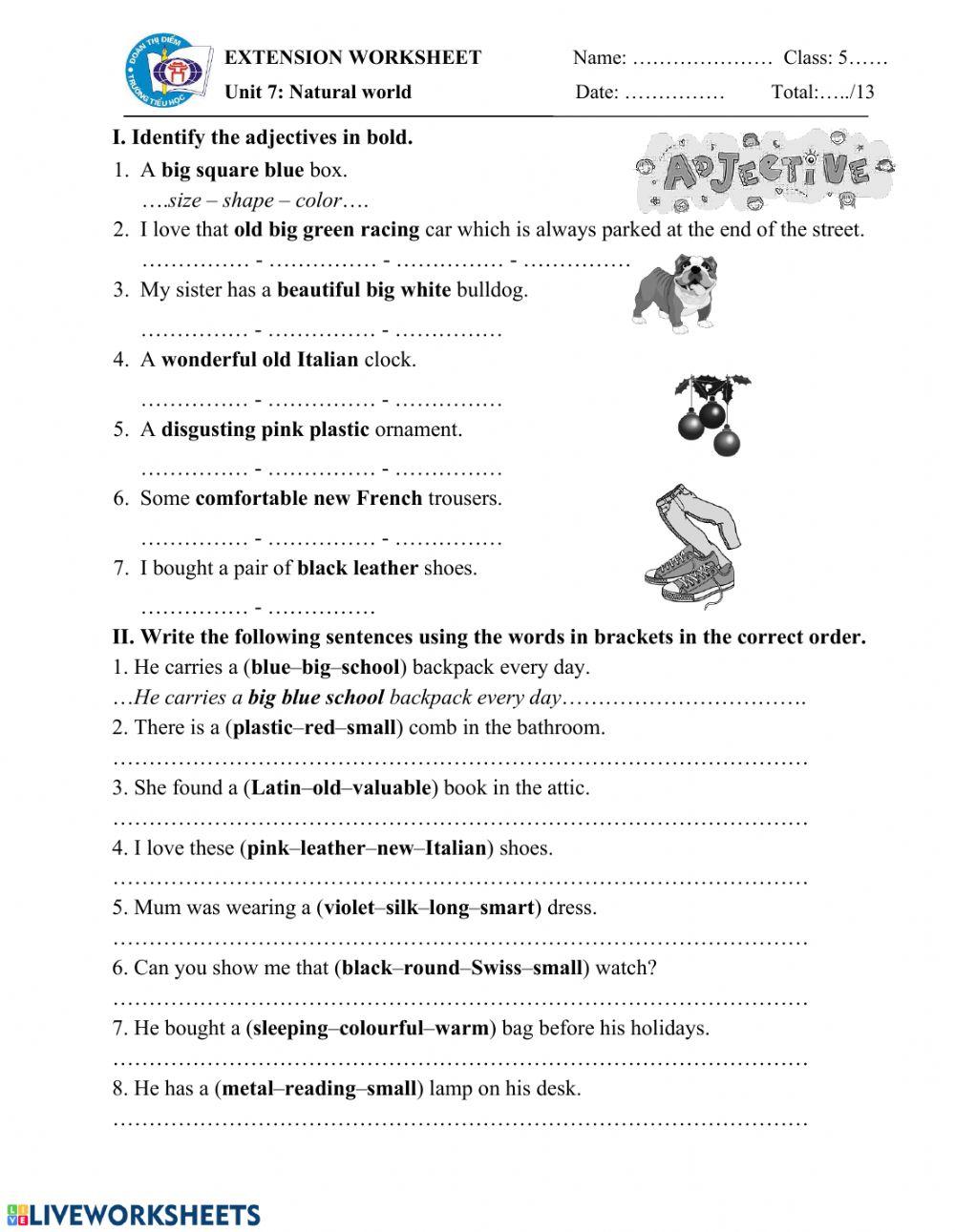 U7-NC2-OrderOfAdjectives