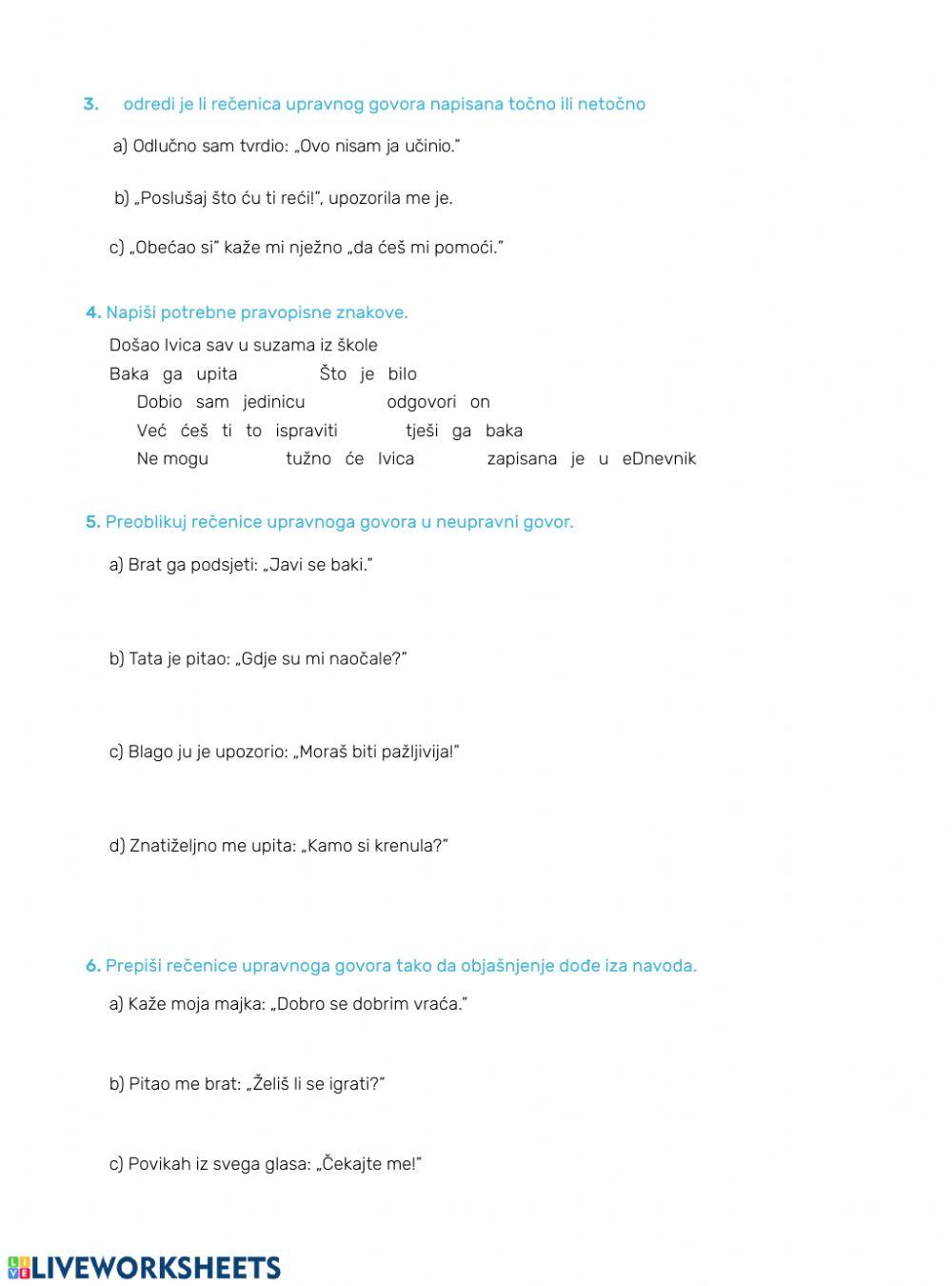 Upravi i neupravni govor