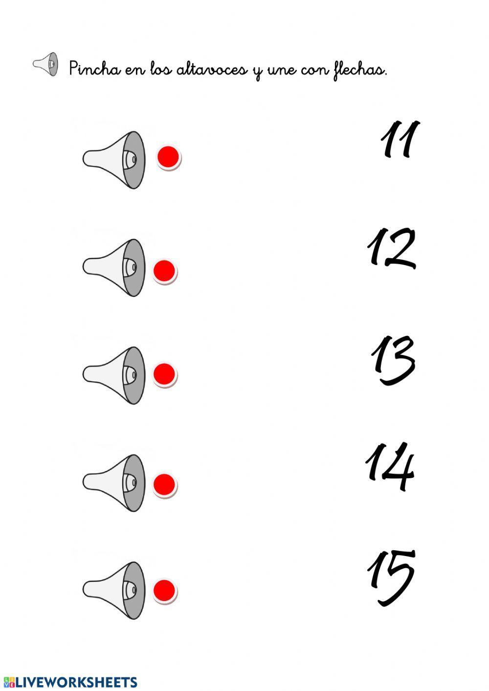 Unir sonido con grafía 11al15