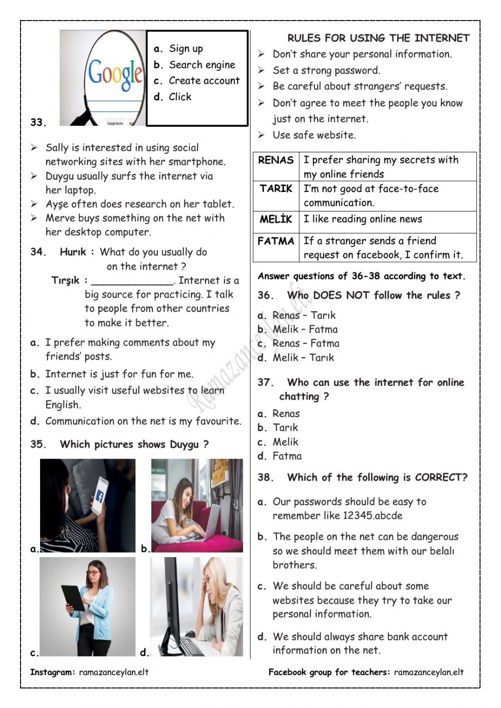 8. Sınıf 1-5 Ünite LGS Hazırlık