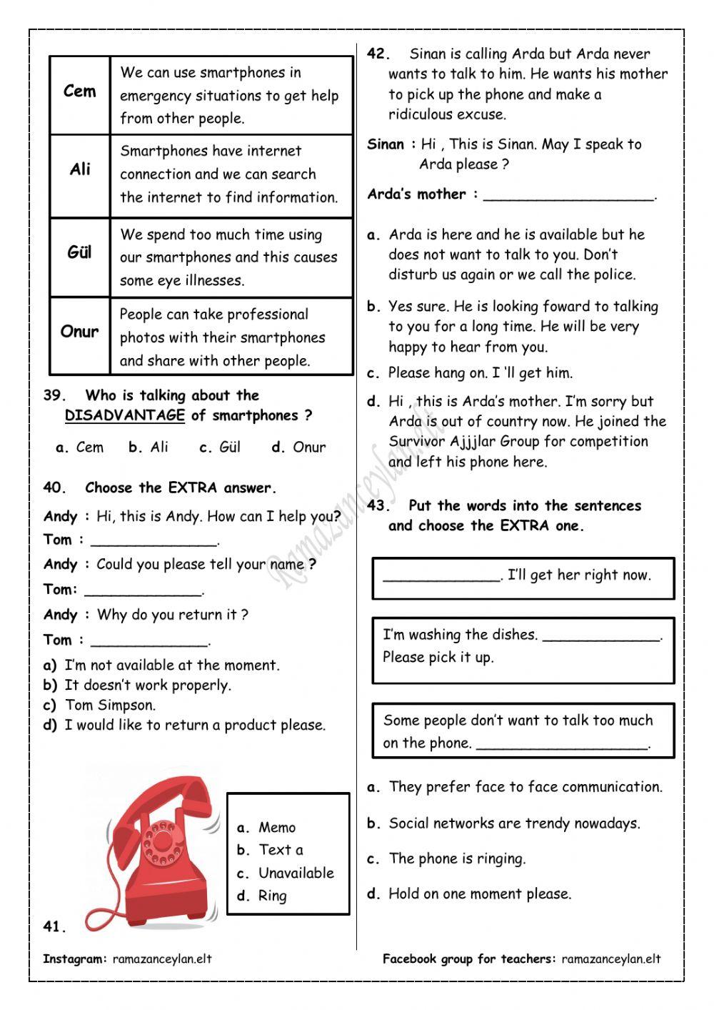 8. Sınıf 1-5 Ünite LGS Hazırlık