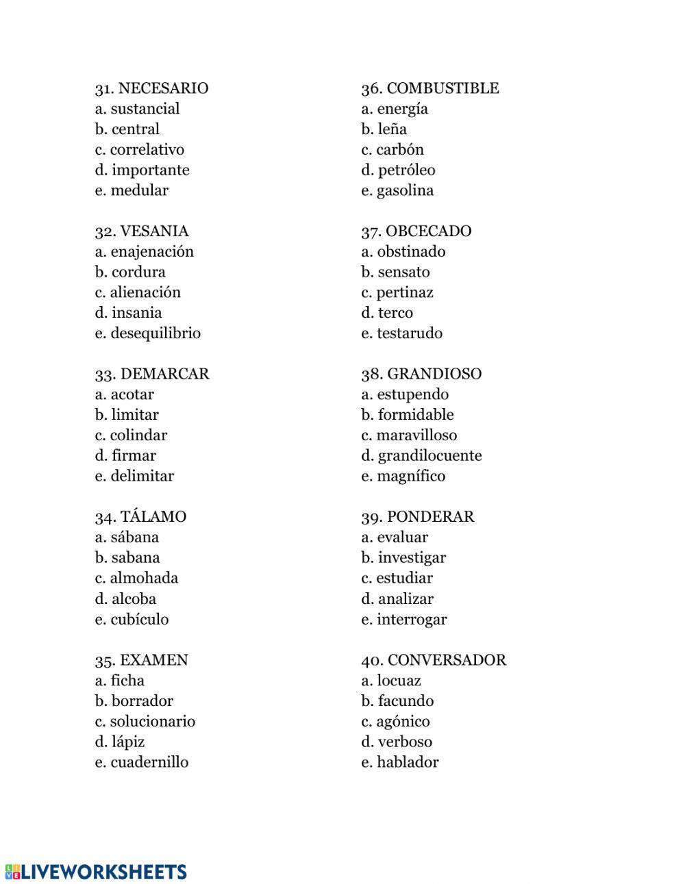 Habilidades verbales