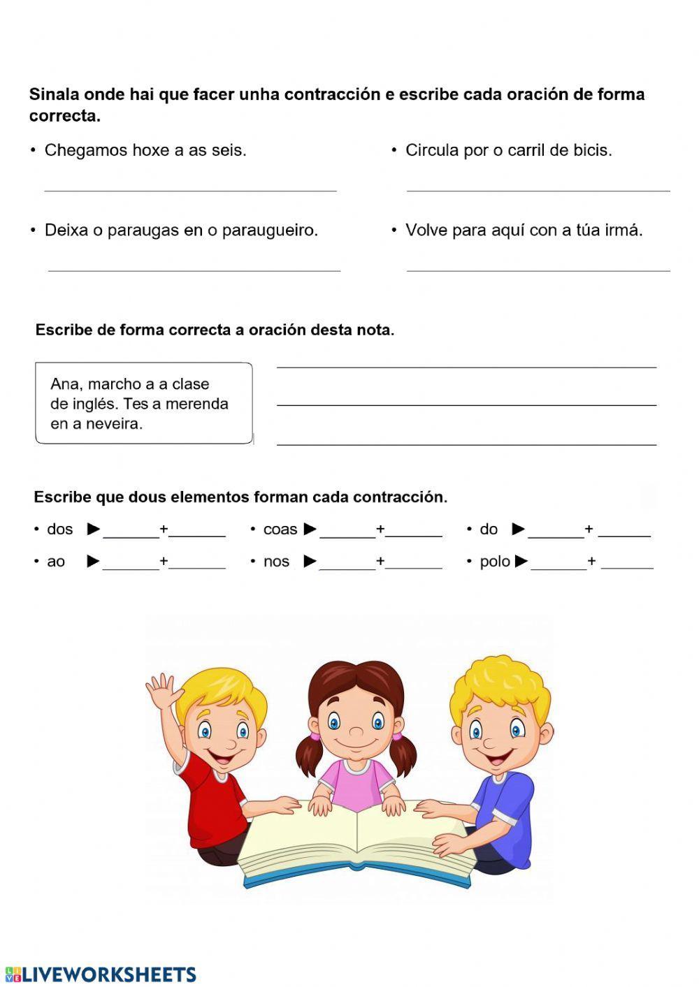 Repaso artigos e contraccións