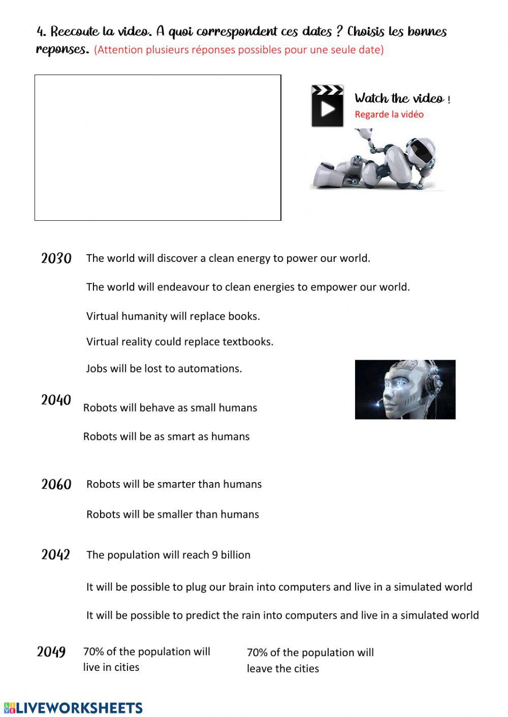 What will the future be like in 2049