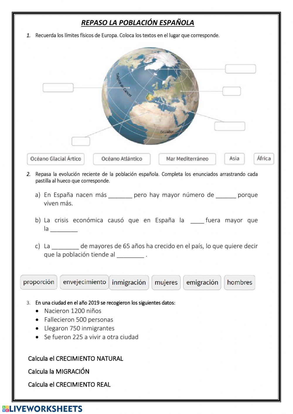 Repaso sociales la población