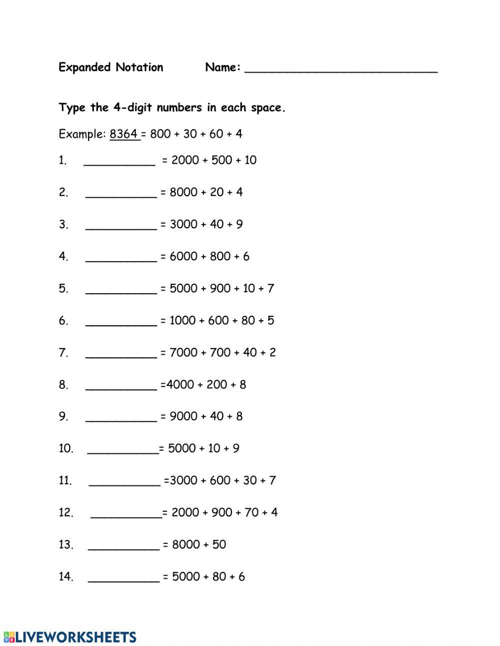 Numeration and Notation