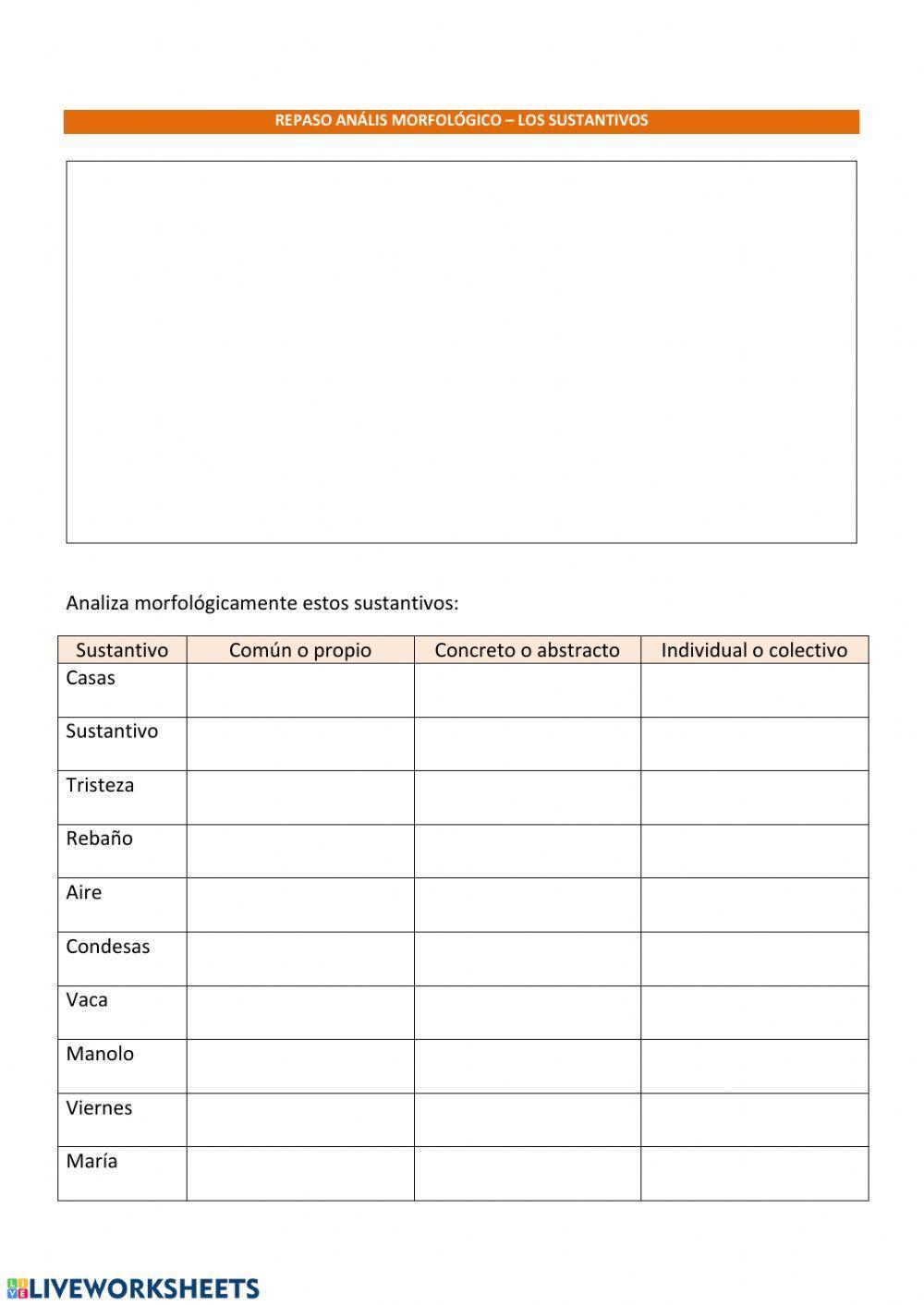 Analisis mofosintactico