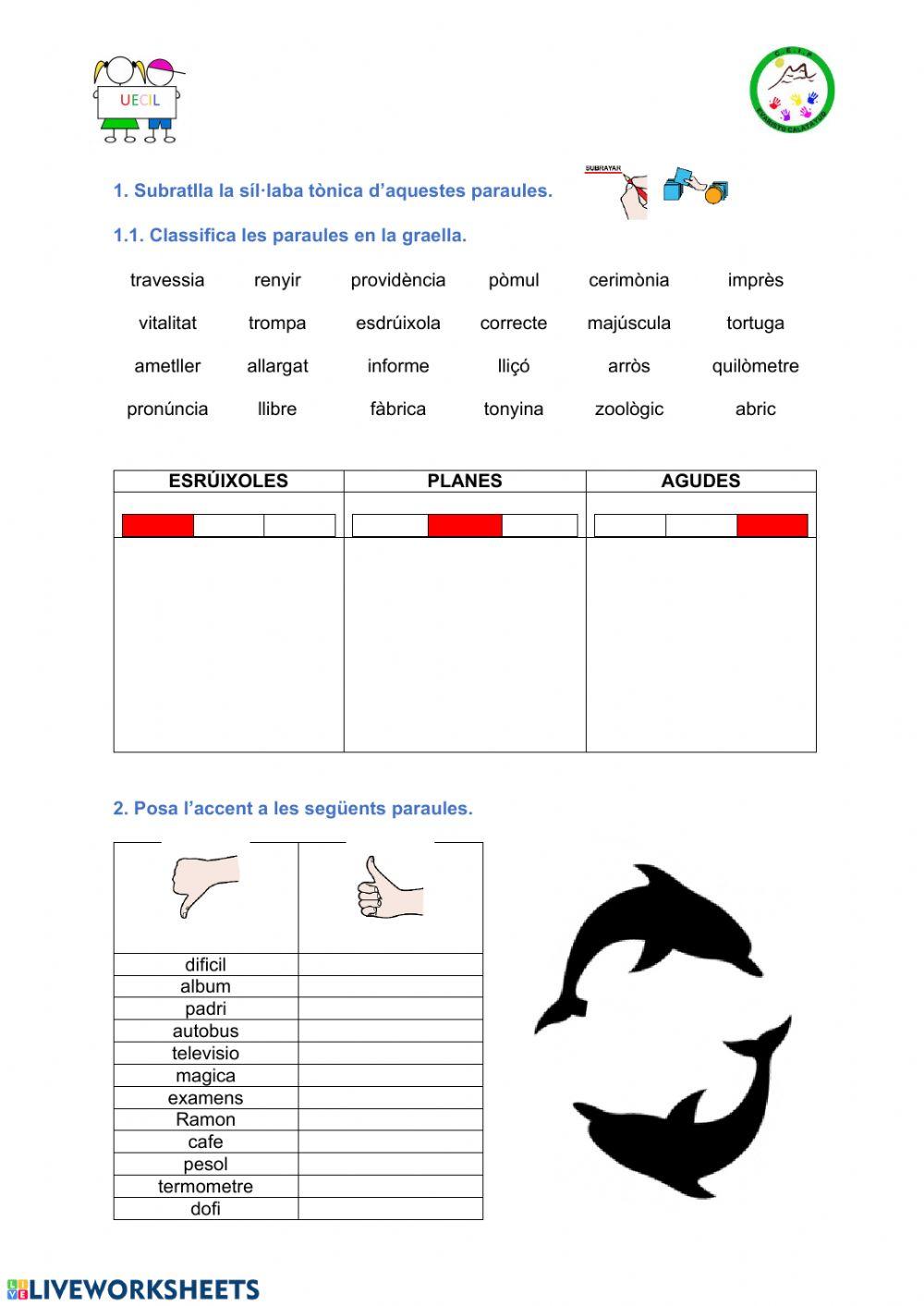 Accentuació de paraules