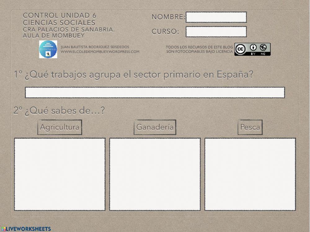 Control sociales U.6 4º