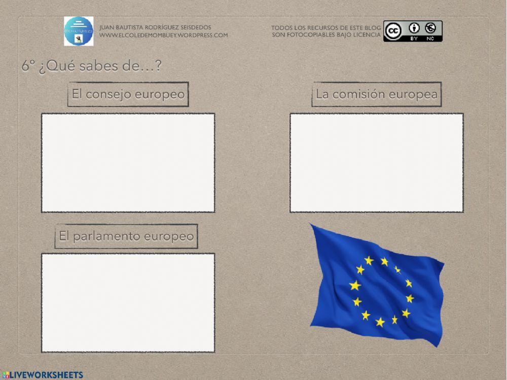 Control sociales U.6 6º