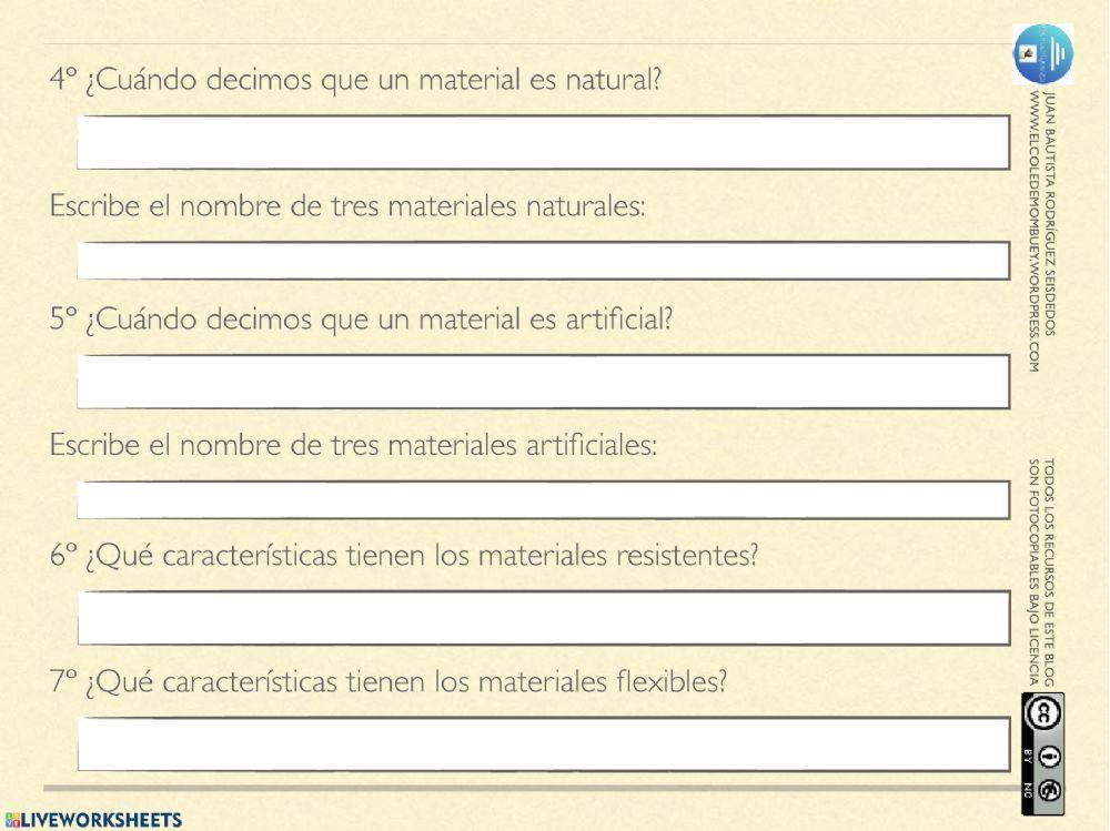Control U.5 naturales 2º