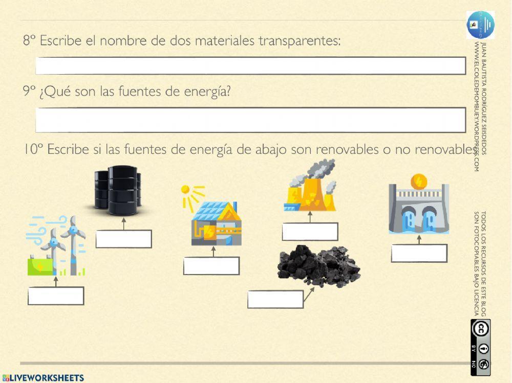 Control U.5 naturales 2º